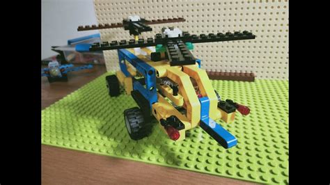 Lego Military Helicopter MOC Build Instructions - Lego Technic Twin Rotor Helicopter Model in ...