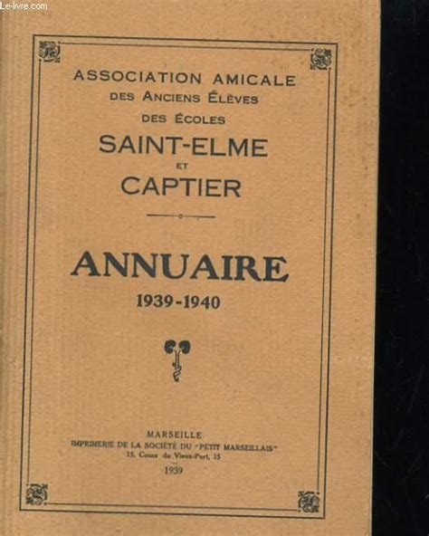 Association Amicale Des Anciens Eleves Des Ecoles Saint Elme Et Captier