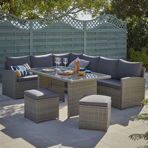 Matara 7 Seater Corner Garden Sofa Set In 2021 Garden Sofa Set