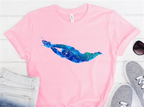 Swimmer Shirts Swimming T Shirts Swim Shirts Swimming Lover Tee