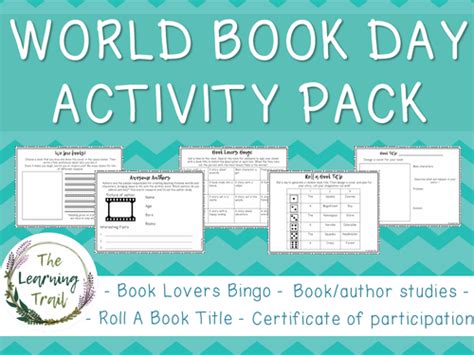 World Book Day Activity Pack Teaching Resources