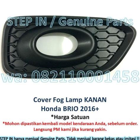 Jual Cover Fog Lamp Garnish Foglamp Lampu Kabut Honda Brio