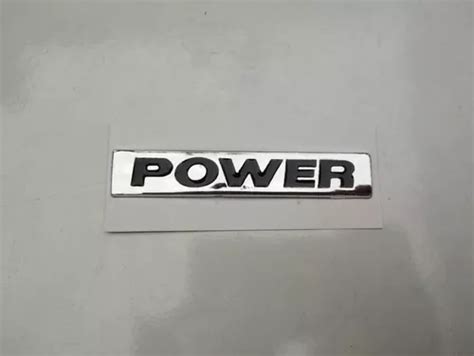 Emblema Plaqueta Volkswagen Power Gol Voyage G5 Parcelamento Sem Juros