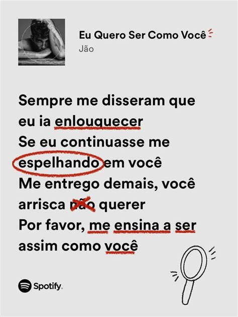 Pin de Gabrielle Cavallaro em JÃO Frases de musicas Frases sobre