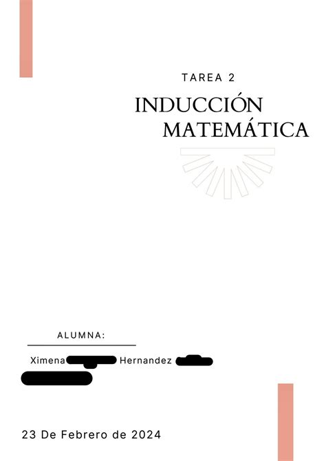 Solution Ejercicios Resueltos De Inducci N Matem Tica Studypool