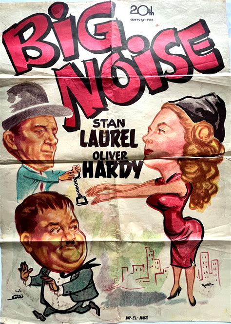 Lot The Big Noise 1944 20th Century Fox Starring Stan Laurel