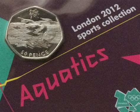 New Sealed Pack - The Royal Mint Rare 2011 Olympics Aquatics Swimming ...