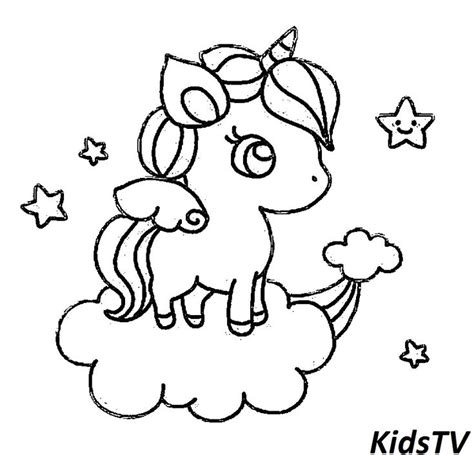 Kawaii Einhorn Ausmalbilder Kawaii Ausmalbilder Einhorn