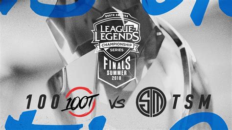 Vs Tsm Third Place Game Na Lcs Summer Playoffs Thieves