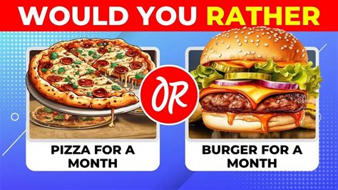 Would You Rather Junk Food Edition 🍔🍕🤯 Ultimate Junk Food Challenge