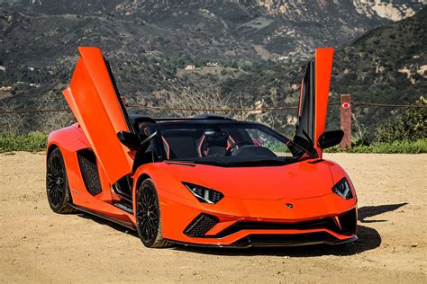 We Took The Lamborghini Aventador S Roadster For A Ride On Mulholland Drive