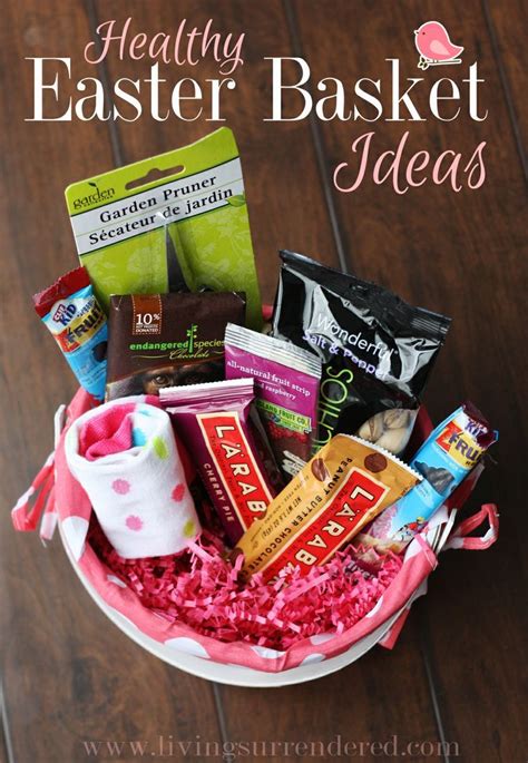 Healthy Easter Basket Ideas Healthy Easter Basket, Easter Baskets ...