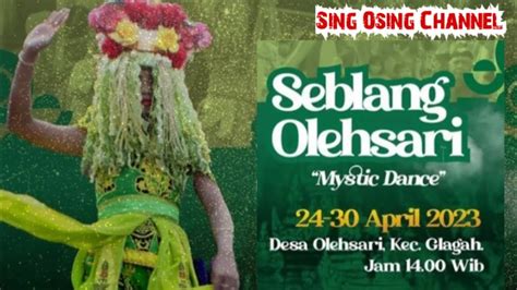 Live Ritual Seblang Olehsari Glagah Banyuwangi Youtube