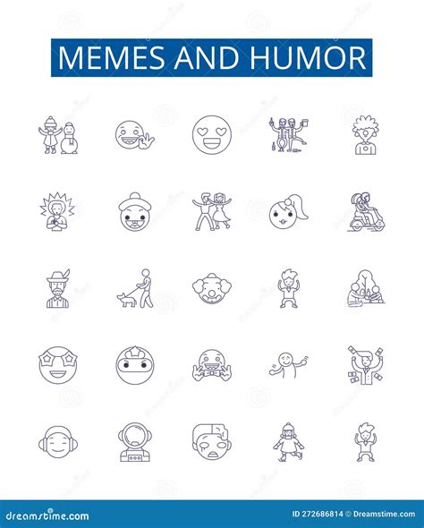 memes  humor  icons signs set design collection  memes humor