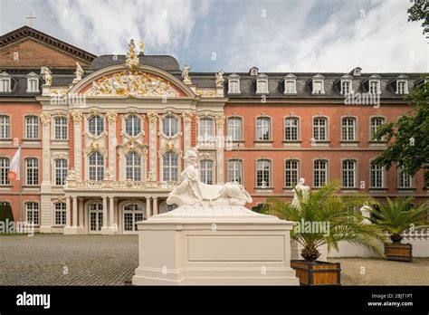 Trier, Germany - The Renaissance and Rococo building Electoral Palace is considered one of the ...