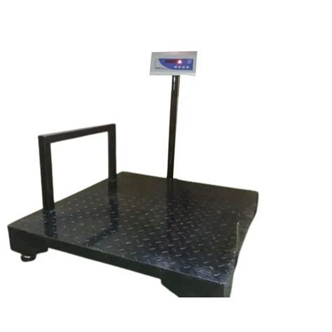 Lg Electro Mild Steel Platform Weighing Scale Size 750x750mm