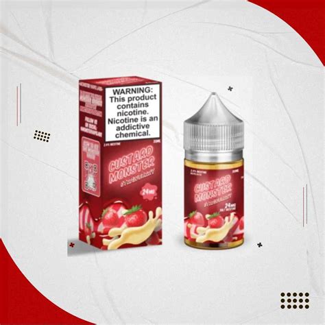 Custard Monster Strawberry E Liquid Vapegoodies