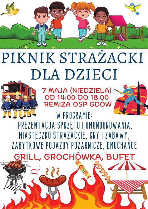 OSP Gdów zaprasza na Piknik Strażacki Mój Gdów