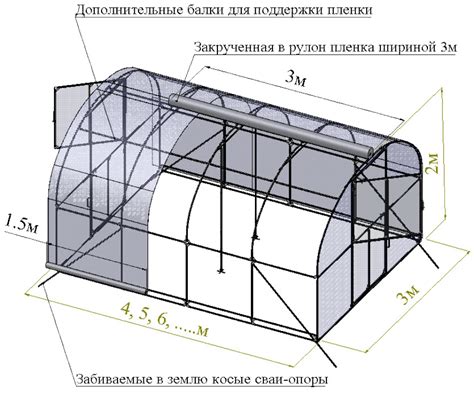 Каркасы теплиц под поликарбонат или пленку купить в Москве