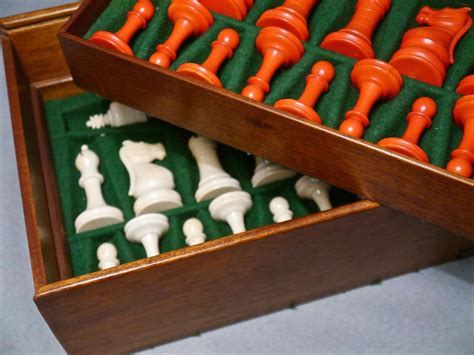 Staunton Ivory Chess Set Circa 1930 Antique Chess Sets Backgammon