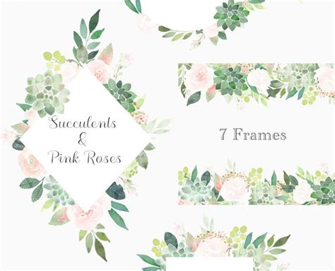 Succulent Border Svg