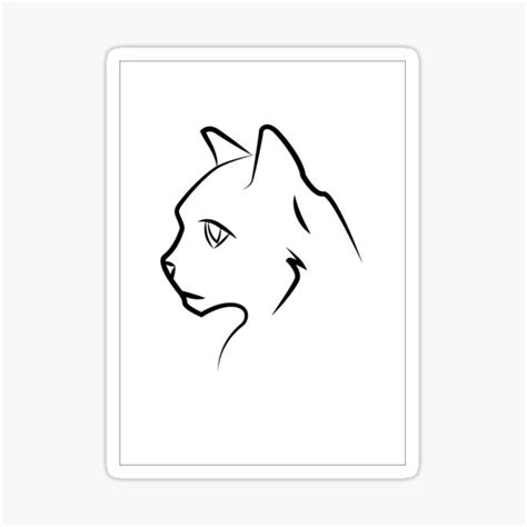 Cat Logo Sticker For Sale By Tigamagit Art Redbubble