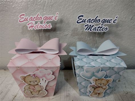 Kit Urna Ch Revela O Urso Aquarela Elo Produtos Especiais