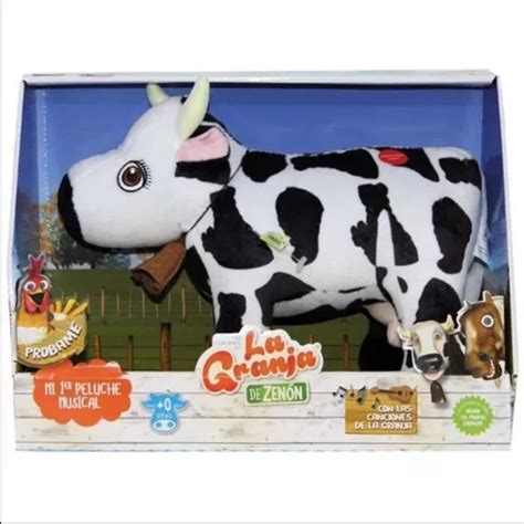 La Granja De Zenón La Vaca Lola Peluche Musical 30 Cm Arbrex en venta