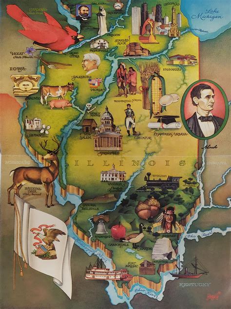 Cover art from a 1983 Illinois travelers guide : r/illinois