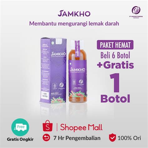 Jual Mahkotadewa Paket Jamkho Ml Jamu Kolesterol Herbal Lemak