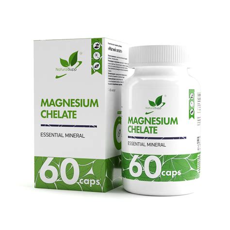 NaturalSupp Магний хелат 428 мг капсулы №60 по 850 мг | Зеленая аптека
