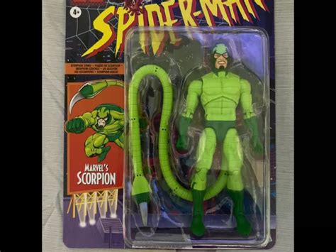 HASBRO MARVEL LEGENDS Spider Man Retro Series Scorpion Action Figure