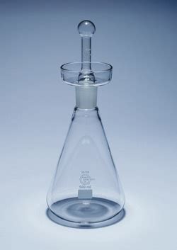 Matraz De Yodo De Vidrio De Borosilicato Quickfit Capacidad 500 Ml