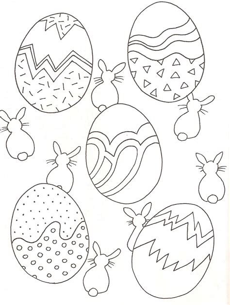 Coloriage De P Que Pour Enfants Coloriages De P Ques Oeufs De P Ques