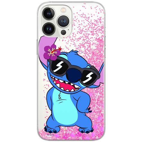 Etui P Ynny Brokat Do Apple Iphone Xr Disney Stich Oryginalne I