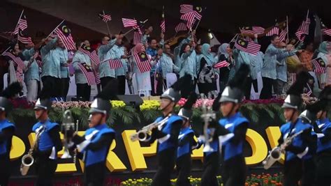 Malaysians Celebrated 66th Anniversary Countrys Independence