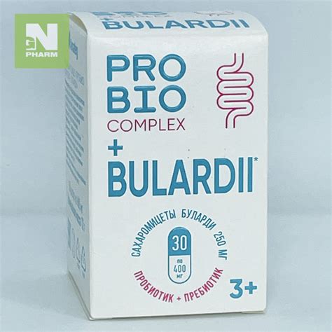 Буларди ПроБио комплекс капс 400мг N30 - NG Pharm