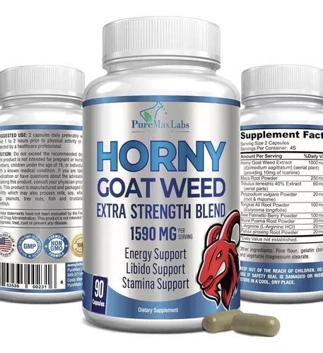 Horny Goat Weed Vigor Libido Energia Sexua Vitalidad Eg H Meses Sin