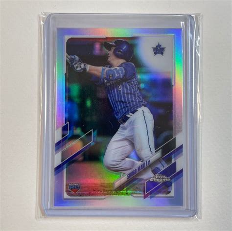 Topps Npb Chrome クローム 牧秀悟 Rc Refractor ベースボールカード 横浜dena ベイスターズtopps