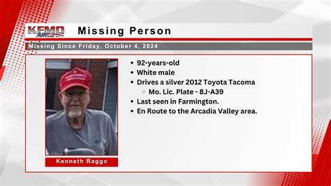 Farmington Police Seek Public Assistance In Locating Missing Elderly Man