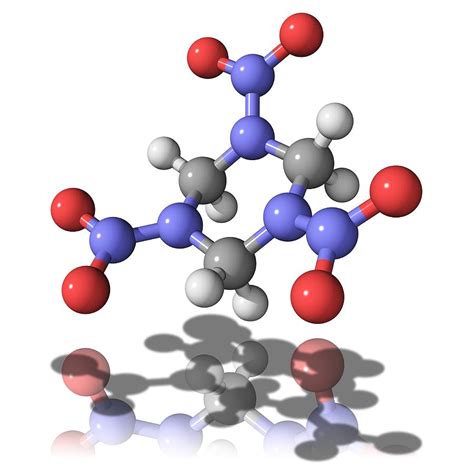 Rdx Explosive Molecule 1 By Science Photo Library