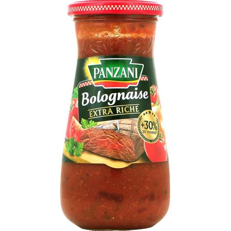 Sauce Bolognaise Extra Riche Panzani G La Belle Vie Courses