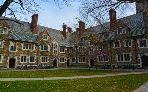 Princeton Nj Usa Novenber Holder Hall Courtyard And