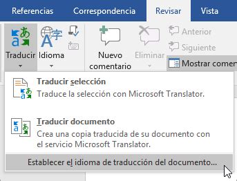 C Mo Traducir Un Documento En Word Utilizando El Traductor De Microsoft