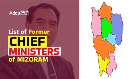 List Of Former Chief Ministers Of Mizoram