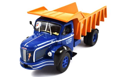 Berliet Glm Truck Cassone Blue Orange Hachette Berliet