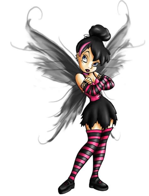 Tinkerbell Goth Gothic Fairy Fairies Pixie Pixies Goth Disney Disney