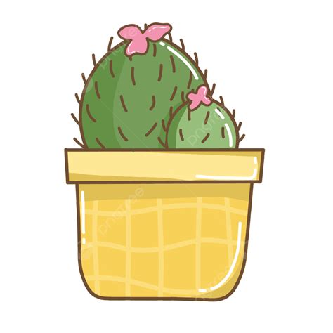 Cute Cactus Handdrawn Editable Handdrawn Cactus Cute Sticker Plant