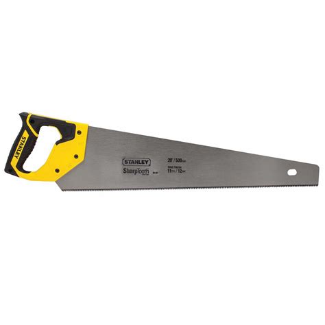 STANLEY Hand Saw, 23 in Overall Length, Blade Length 20 in, Steel ...