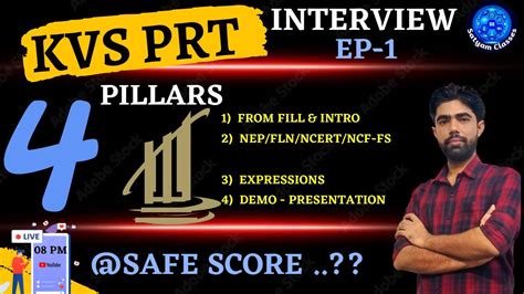 EP 1 KVS PRT INTERVIEW STEP BY STEP PREPARATION 4 PILLARS